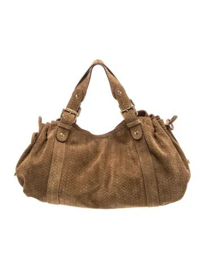 Pre-owned Gerard Darel Leather Top Handle Bag In Neutral