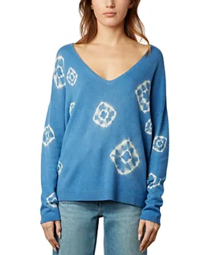 Gerard Darel Lehnie Cashmere Sweater In Blue