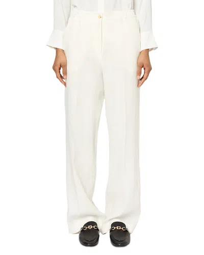 Gerard Darel Lene Linen Pants In Ecru