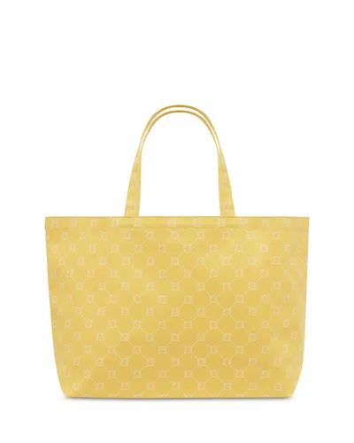 Gerard Darel Lolita Monogram Shopper Tote In Yellow