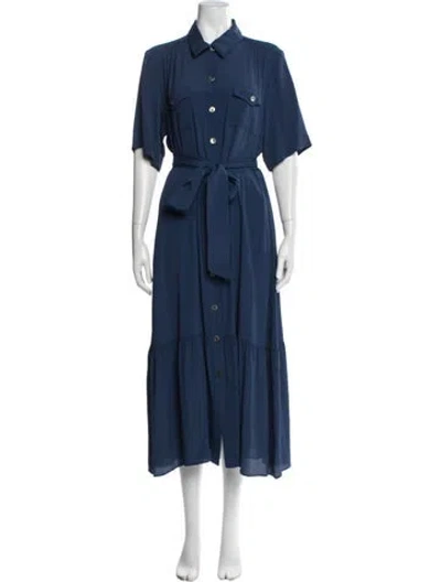 Pre-owned Gerard Darel Long Dress In Blue