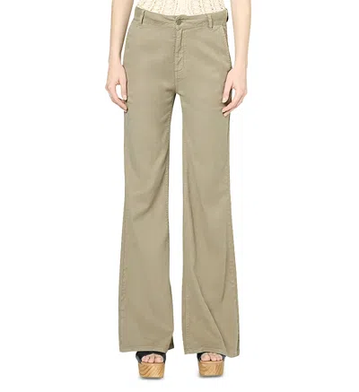 Gerard Darel Loreen Pants In Khaki Green