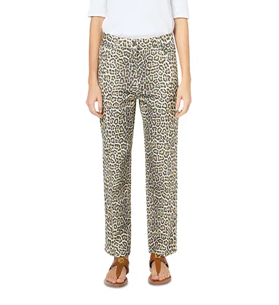 Gerard Darel Loriane Straight Jeans In Brown