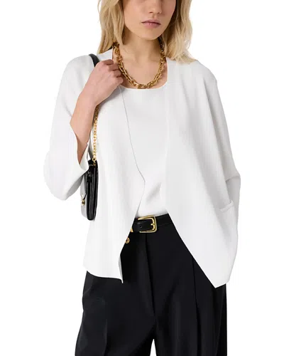 Gerard Darel Lynaya Edge To Edge Cardigan In White