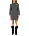 Gerard Darel Lysan Sweater Dress In Gray
