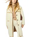 GERARD DAREL LYSANGE FAUX SHEARLING COAT