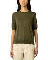 Gerard Darel Lysea Wool Tee In Khaki