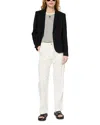 Gerard Darel Lysee High Rise Straight Leg Jeans In White