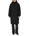 Gerard Darel Maeva Hooded Coat In Black