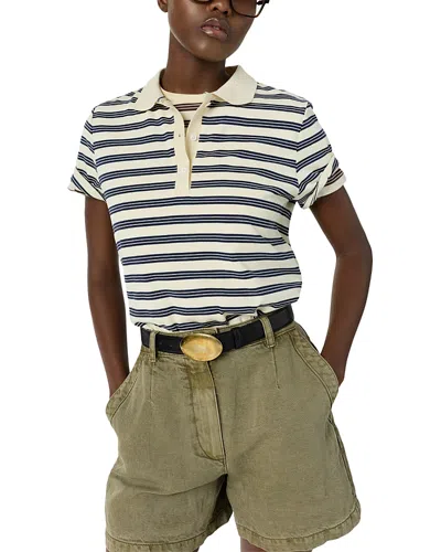 Gerard Darel Marcie Polo In White