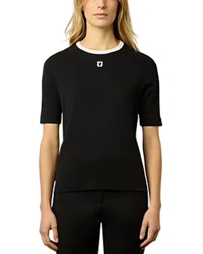 Gerard Darel Marlyne Logo Tee In Black