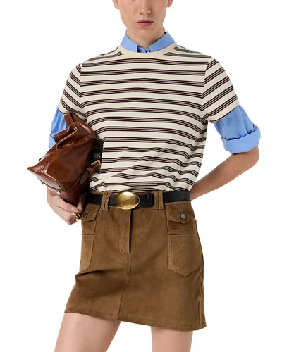 Gerard Darel Maysane Striped Top In Multi