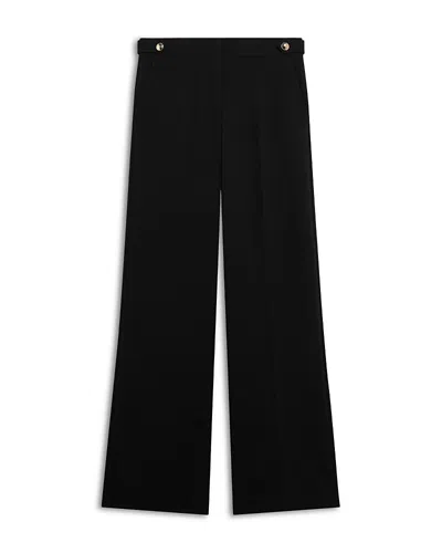 Gerard Darel Mela Wide Leg Pants In Black