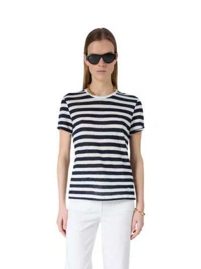 Gerard Darel Mellina Striped T-shirt In Blue