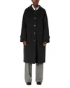 Gerard Darel Miriam Wool Hooded Coat In Black