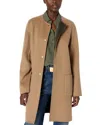 Gerard Darel Mylene Wool Coat In Neutral