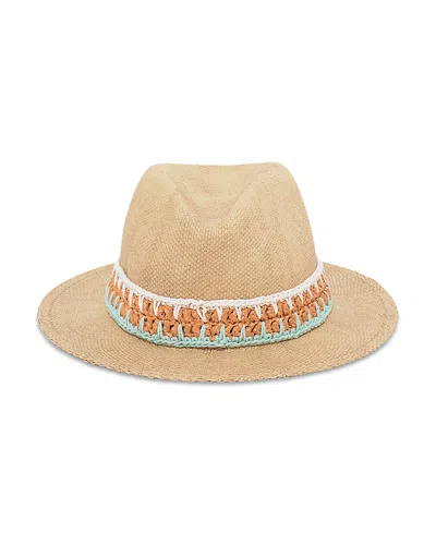 Gerard Darel Nirma Raffia Sun Hat In Sand