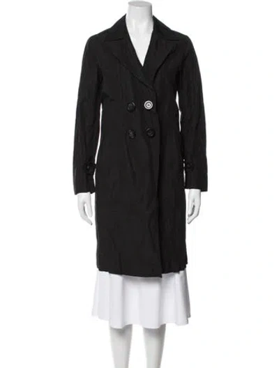 Pre-owned Gerard Darel Nylon Coat In Black