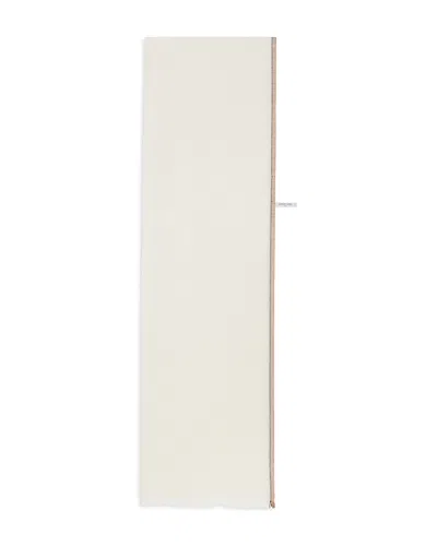 Gerard Darel Oline Contrast Trim Scarf In Ecru