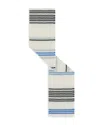 Gerard Darel Olyvia Zigzag Striped Scarf In Blue