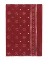 Gerard Darel Omara Linen Scarf In Red