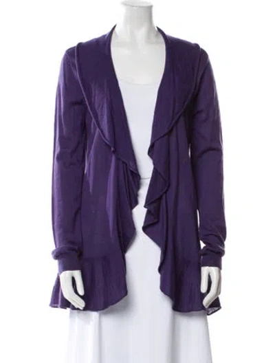 Pre-owned Gerard Darel Open Front Sweater W/ Tags In Blue