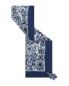 Gerard Darel Orphee Silk Scarf In Indigo