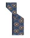 Gerard Darel Ouma Printed Scarf In Blue