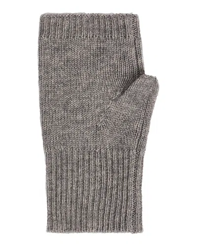Gerard Darel Paoline Cashmere Fingerless Gloves In Gray