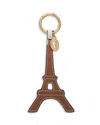 Gerard Darel Paris Leather Keychain In Brown