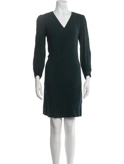 Pre-owned Gerard Darel Patterned Mini Dress In Blue