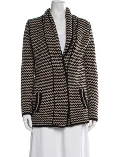 Pre-owned Gerard Darel Patterned Sweater In Black