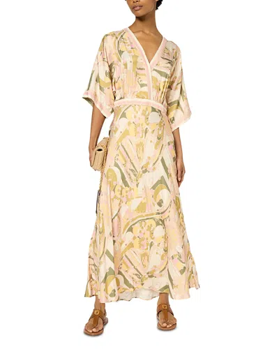 Gerard Darel Perrine Maxi Dress In Multi
