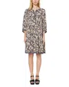 Gerard Darel Petal Dress In Navy