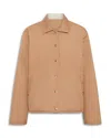 Gerard Darel Pheona Snap Front Jacket In Brown
