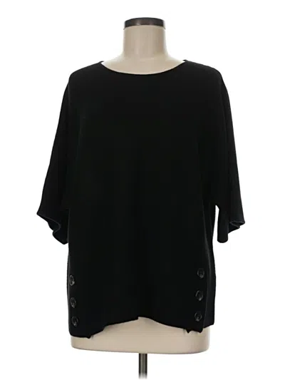 Pre-owned Gerard Darel Poncho In Black