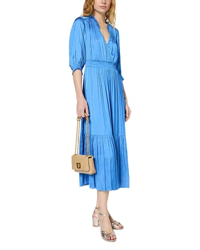 Gerard Darel Popie Dress In Blue