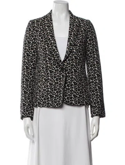 Pre-owned Gerard Darel Printed Blazer In Multi
