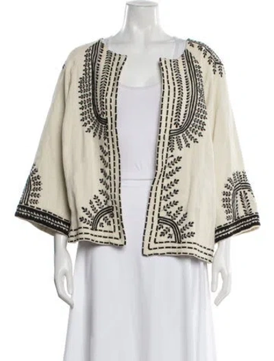 Pre-owned Gerard Darel Printed Jacket In Neutral