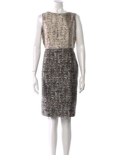 Pre-owned Gerard Darel Printed Knee-length Dress In Multi