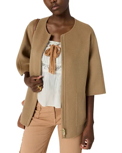 Gerard Darel Prissy Coat In Gray