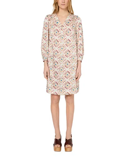 Gerard Darel Prune Dress In Ecru