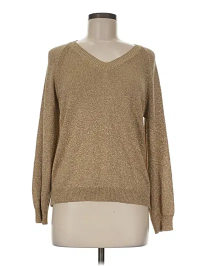 Pre-owned Gerard Darel Pullover Sweater In Tan