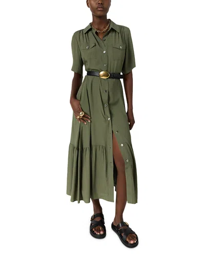 Gerard Darel Raina Dress In Green