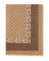 Gerard Darel Raniah Wool & Cashmere Scarf In Brown