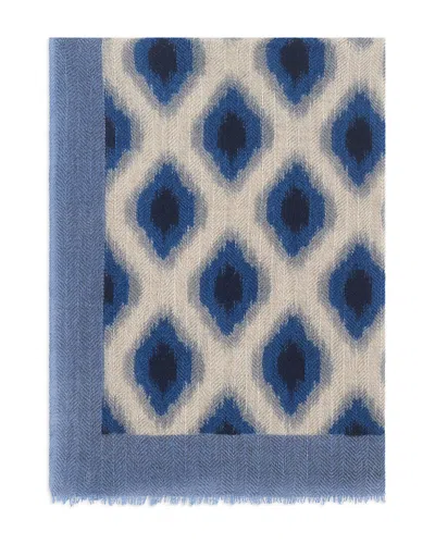 Gerard Darel Raquel Wool & Cashmere Scarf In Blue