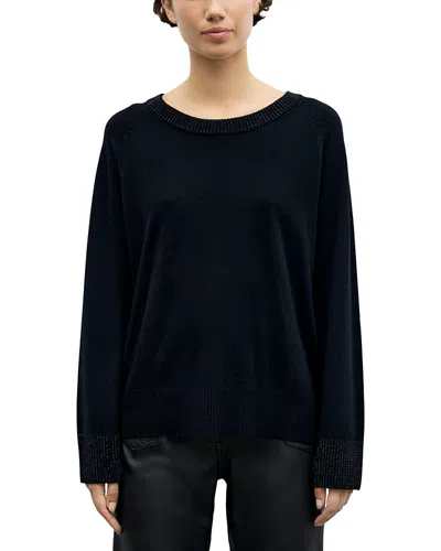 Gerard Darel Reia Wool Sweater In Blue