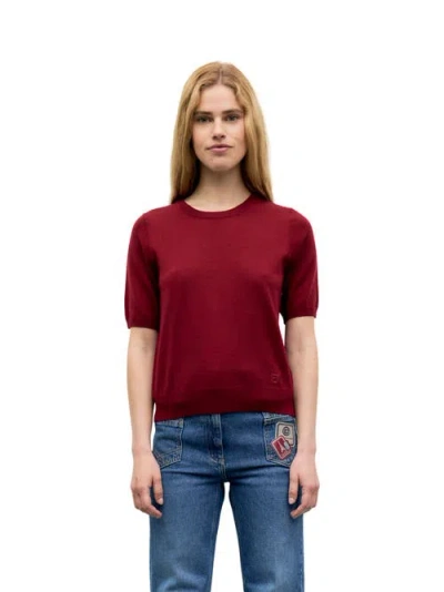 Gerard Darel Reine Roll Neck Merino Wool Sweater In Brown