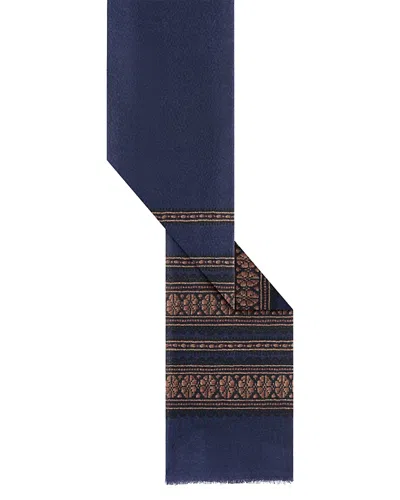 Gerard Darel Renata Wool & Silk Scarf In Blue