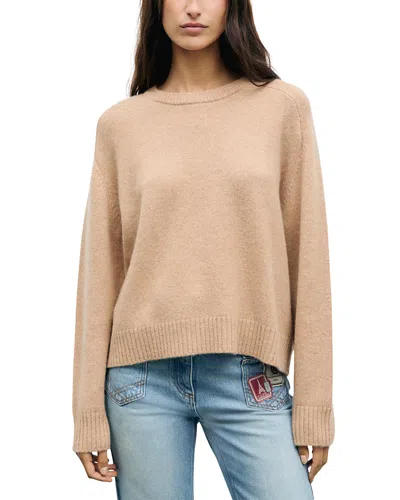 Gerard Darel Rica Cashmere Pullover Sweater In Neutral